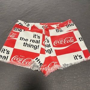 Vintage Coca Cola Large Womens Shorts